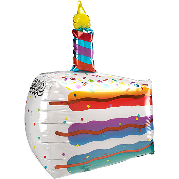 Folija balon parče torte sa svećicom, 48 × 63 cm