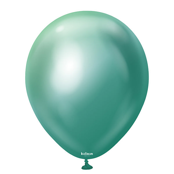 Mirror Green Latex Baloni