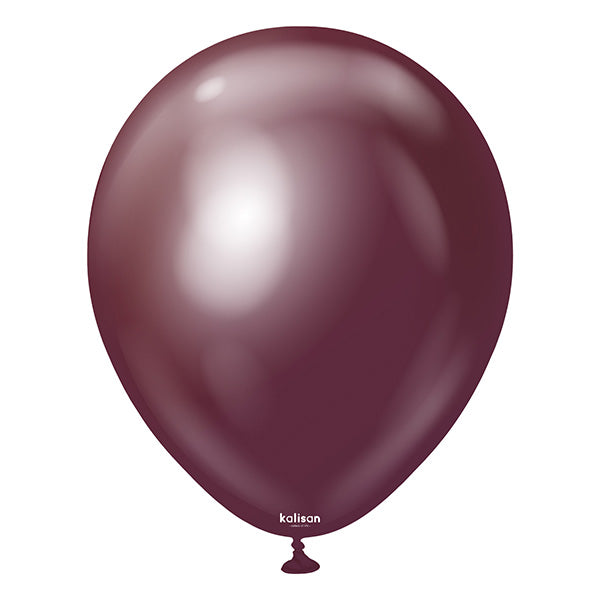 Mirror Burgundy Latex Baloni