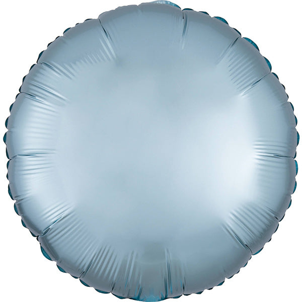 Folija balon Silk Lustre, pastelno plavi, 46 cm