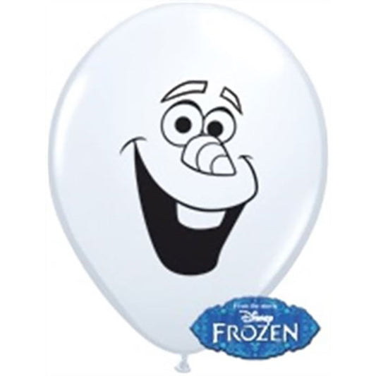 5"13cm Disnay Olaf Face Latex balon