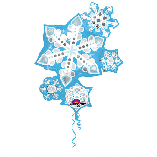 SuperShape Frosty Snowflake Folija balon