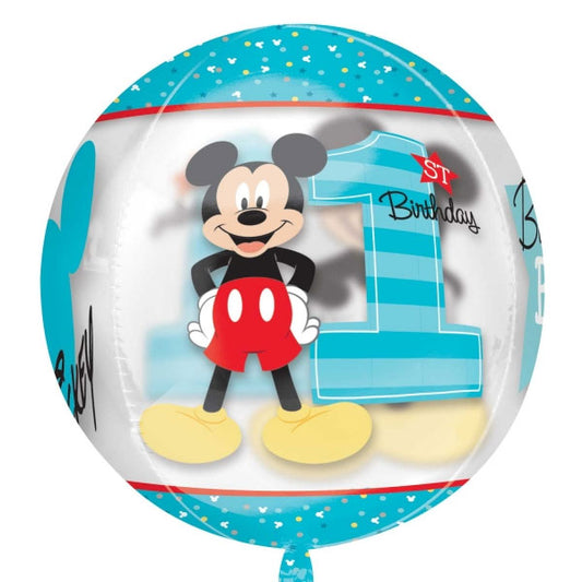 Orbz “Mickey 1st Birthday” Balon