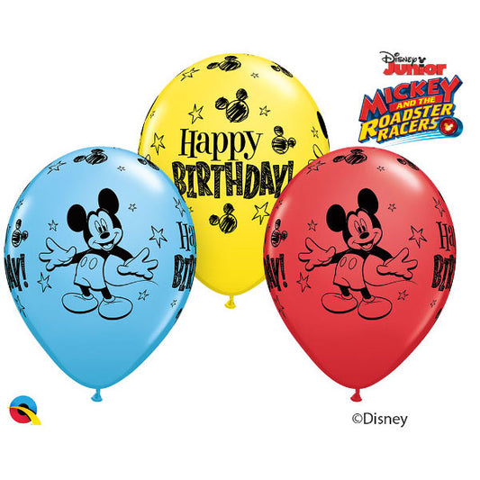 Mickey Mouse Birthday Latex Baloni
