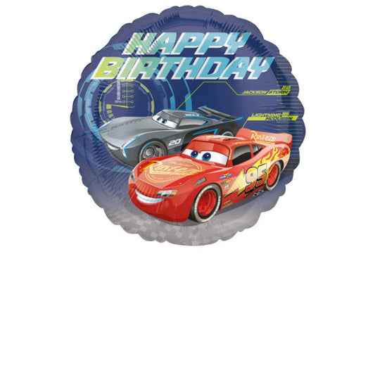 Standard "Cars - Happy Birthday" Folija balon