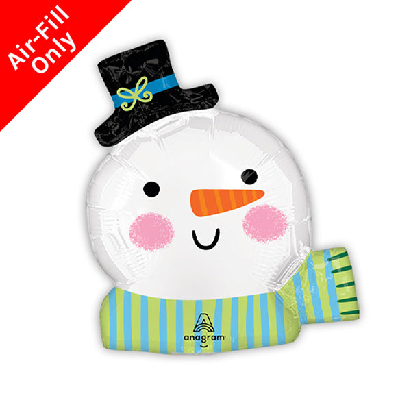 Minishape Ho Ho Ho Snowman Folija Balon