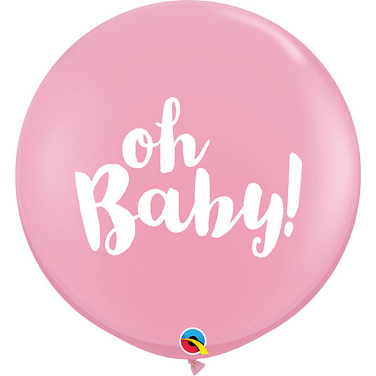 Oh Baby! Pink Latex Balon