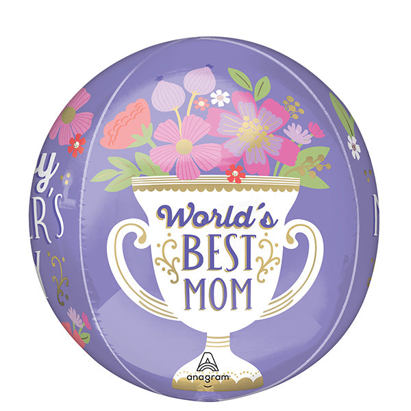 Orbz World’s Best Mom folija balon