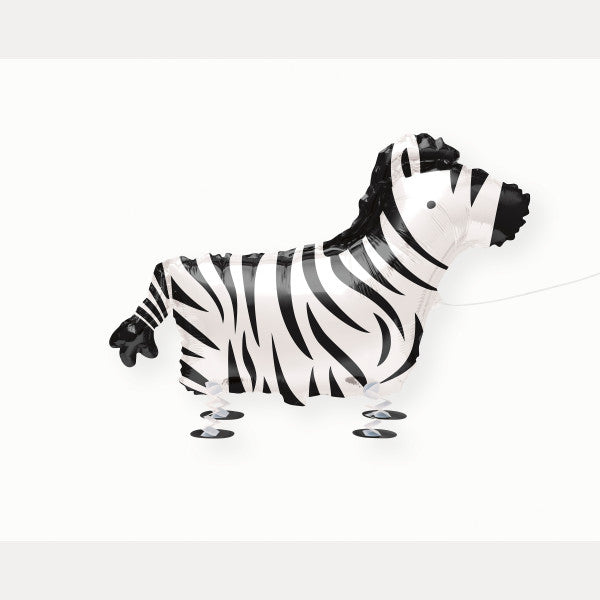 Walking Pet Zebra folija balon