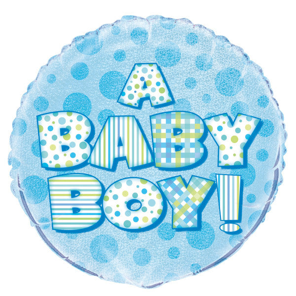 A Baby Boy Prism Folija Balon