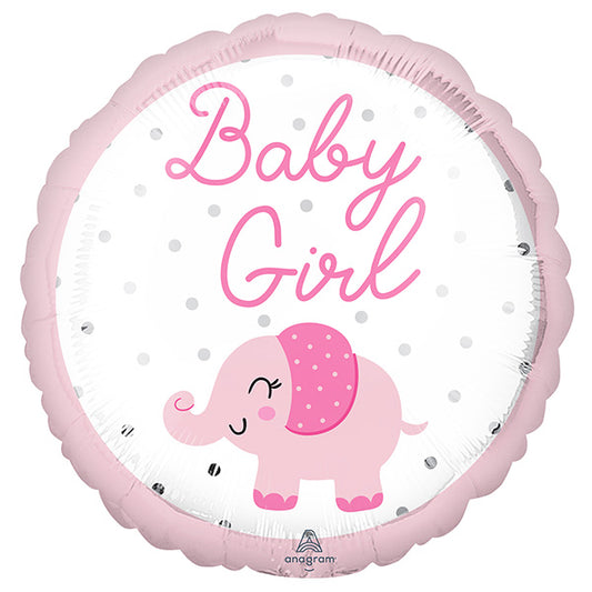 Baby Girl Elephant Folija Balon