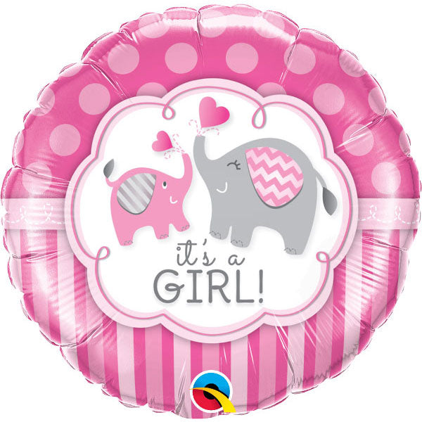 It’s A Girl Elephants Folija Balon