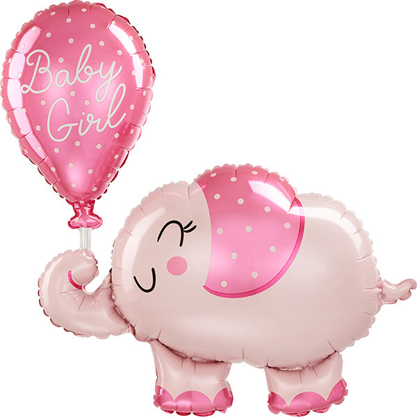 Baby Girl Elephant Folija Balon