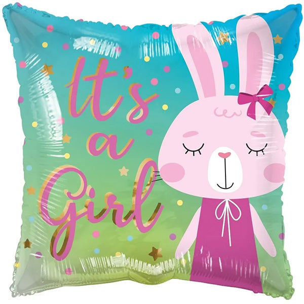 It’s A Girl Rabbit Eco Folija Balon