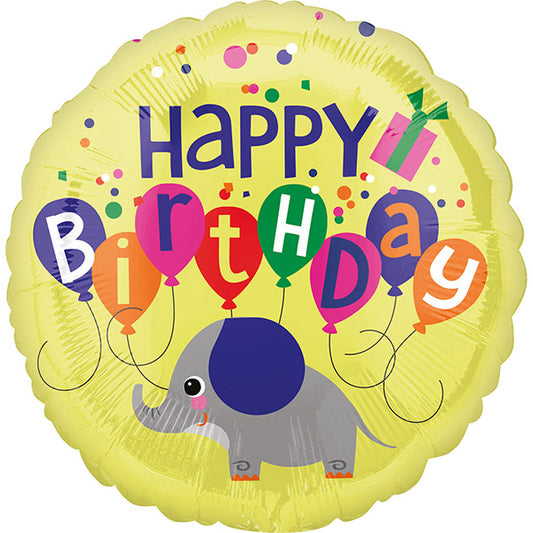 Elephant Birthday Folija Balon