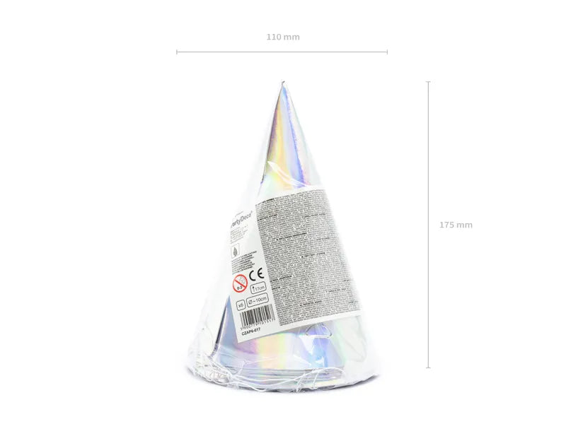 Iridescent party kapice