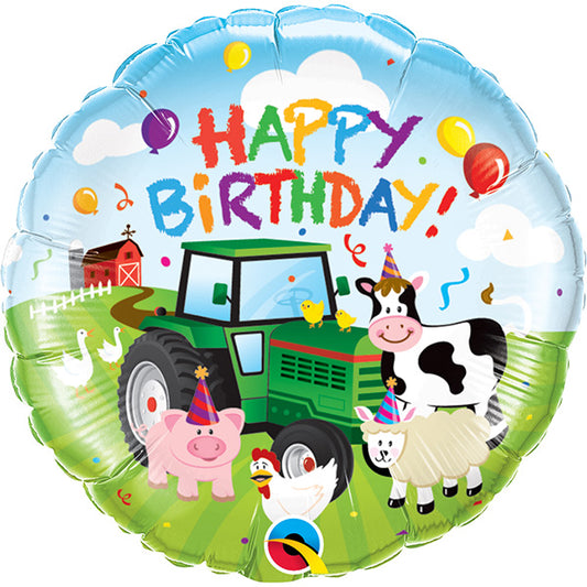 Birthday Barnyard Animals Folija Balon