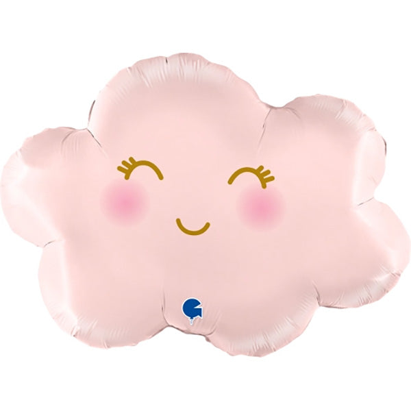 Cloud Satin Pastel Pink folija balon 83 cm