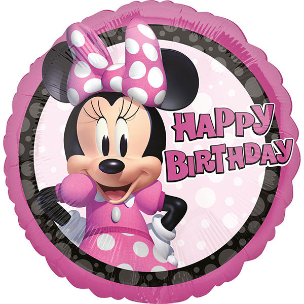 18″46cm Minnie Mouse Happy Birthday folija balon