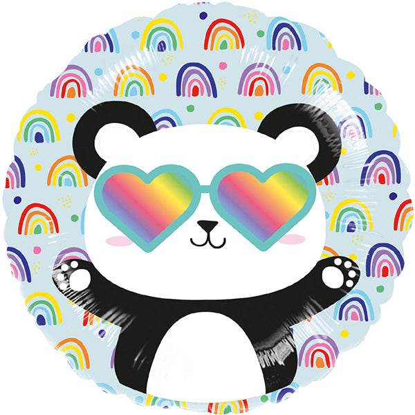 18”45 cm Happy Birthday Panda folija balon