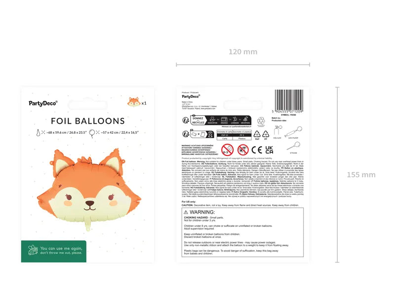 Folija balon Lisica