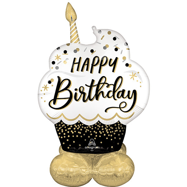 AirLoonz Satin Birthday Wishes Balon