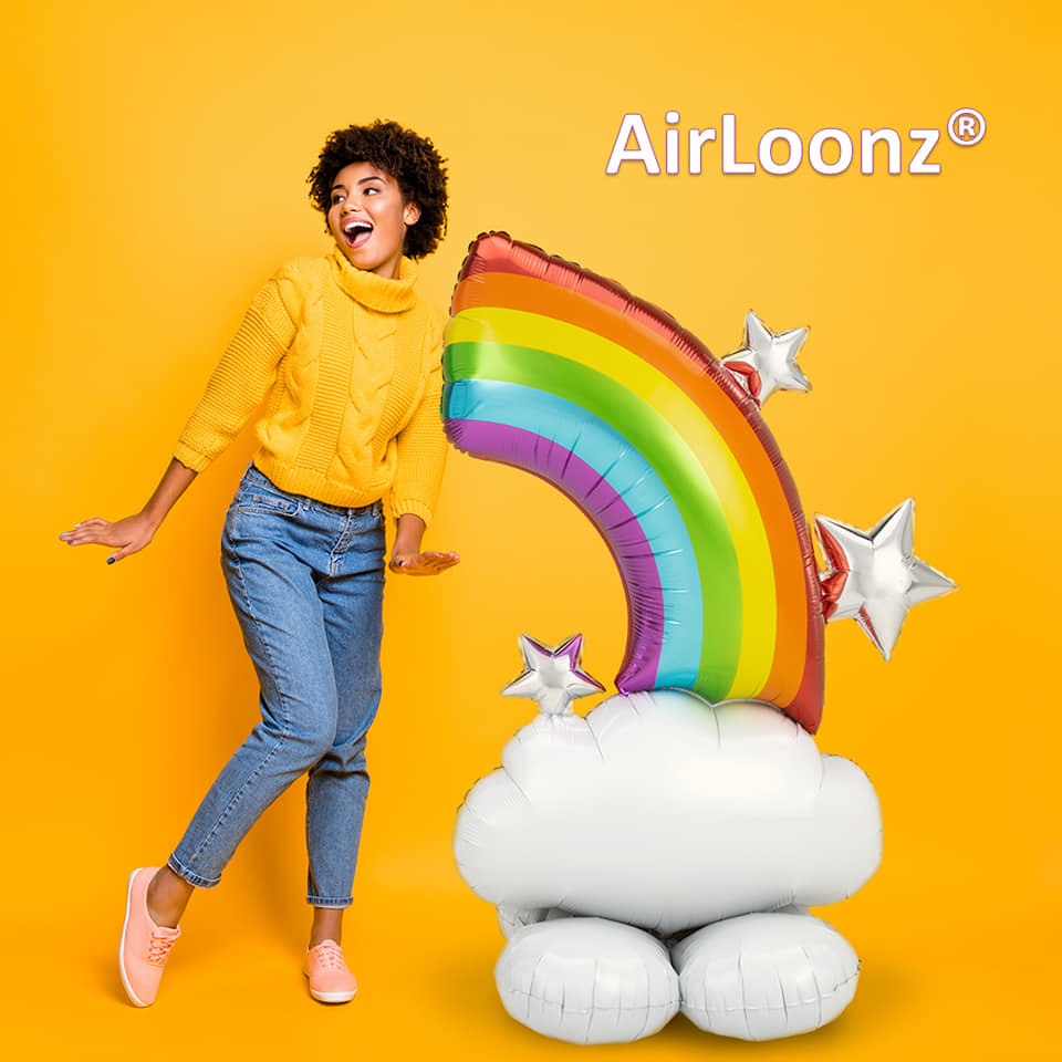 Airloonz Rainbow Folija Balon