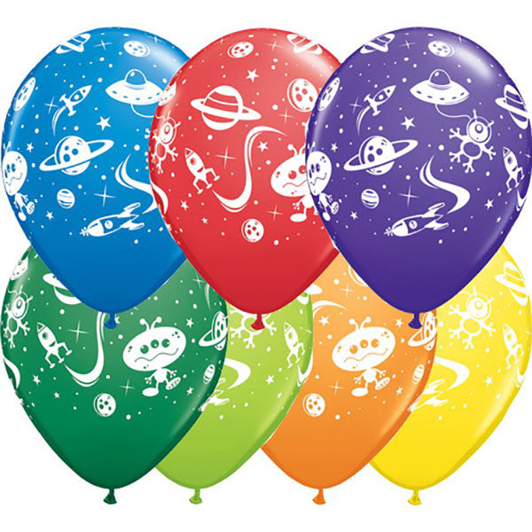 Aliens & Space Ships Latex Balona