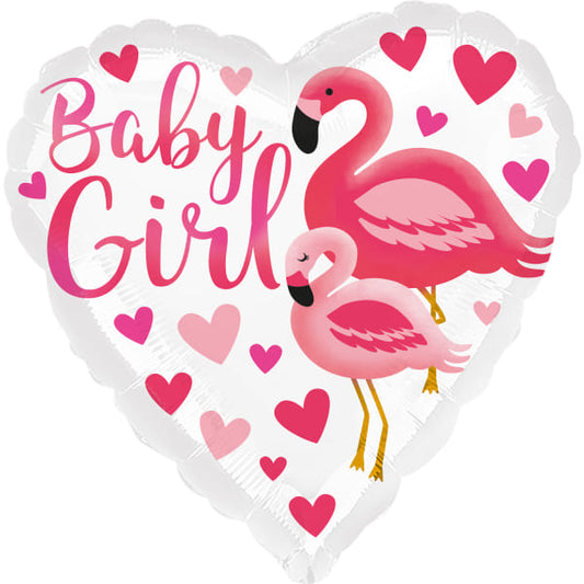 Flamingo Baby Girl Folija Balon