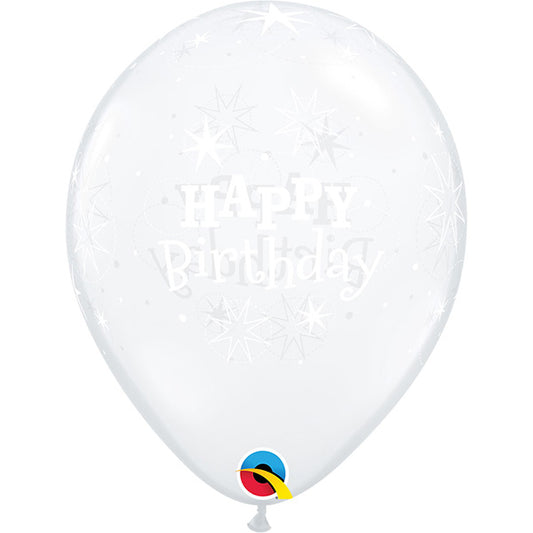 Happy Birthday Sparkle Latex Baloni