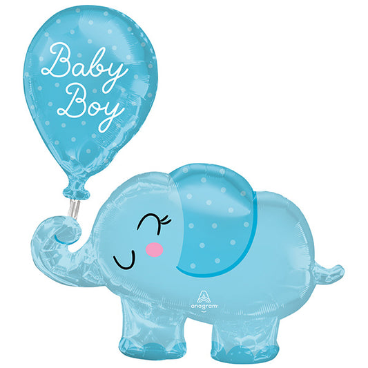 Baby Boy Elephant Folija Balon