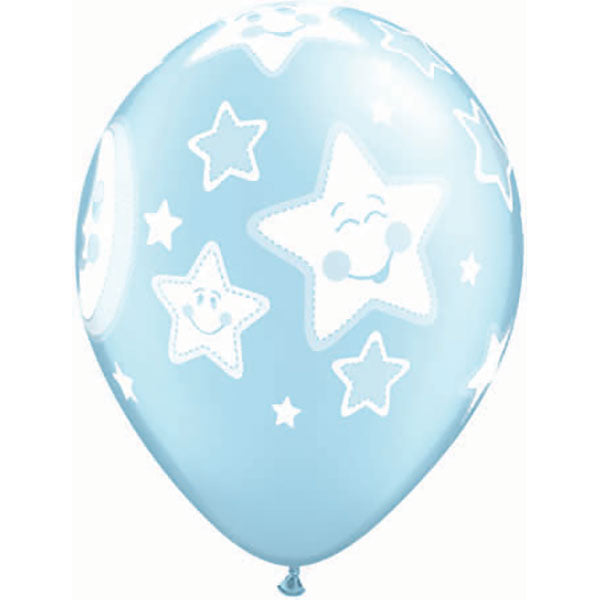 Baby Moon & Stars Latex Baloni