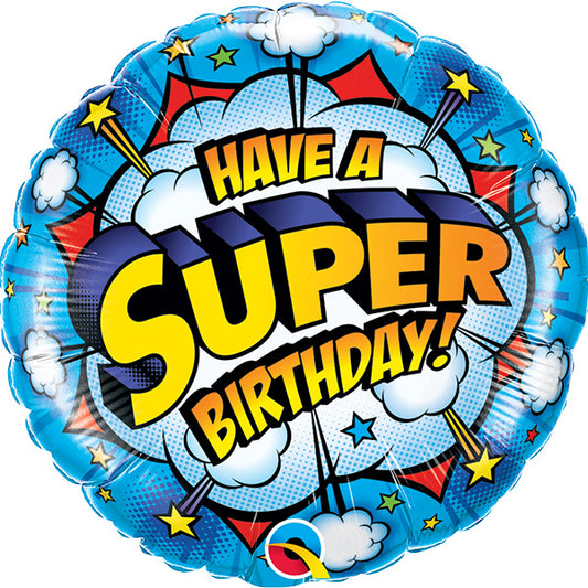Have A Super Birthday! Folija Balon