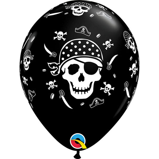 Pirate Skull&Cross Bones Latex Baloni