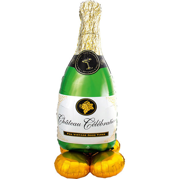 AirLoonz Bubbly Wine Bottle Folija Balon