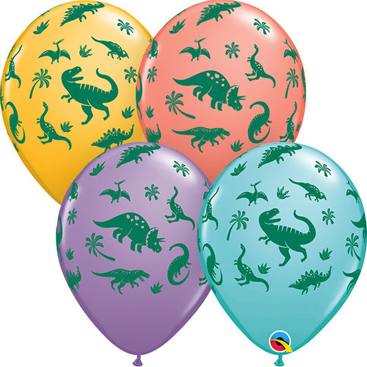 11″28 cm Dinosaurs Latex baloni