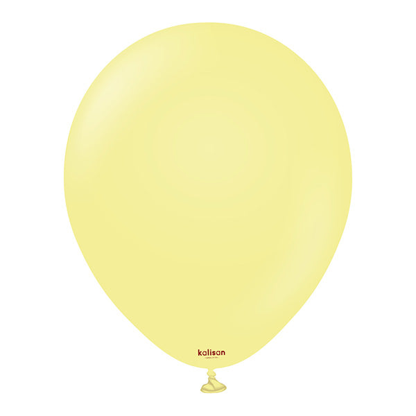 Macaron Yellow Latex Baloni