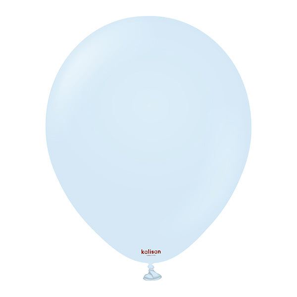 Macaron Baby Blue Latex Baloni