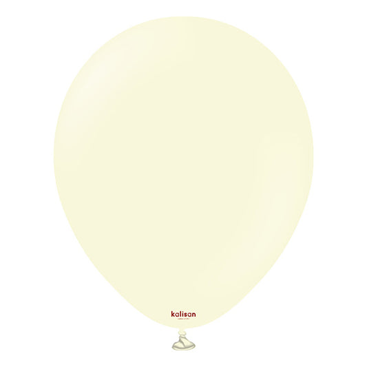 Macaron Pale Yellow Latex Baloni