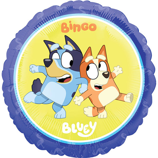 Folija balon Bluey i Bingo, 46 cm