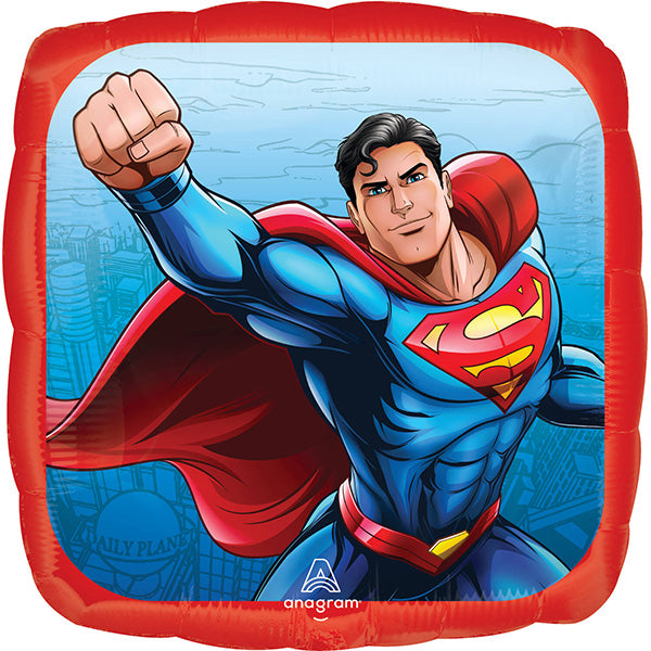 Kvadratni folija balon Supermen, 46 cm