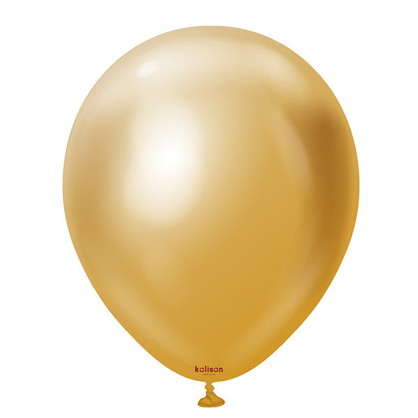Mirror Gold Latex Baloni