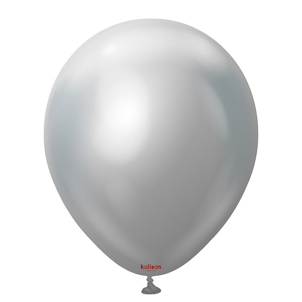 Mirror Silver Latex Baloni