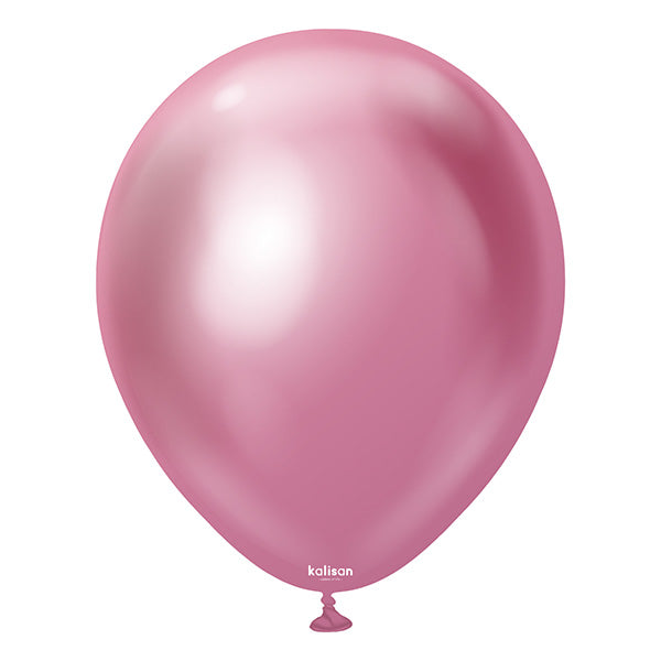 Mirror Pink Latex Baloni
