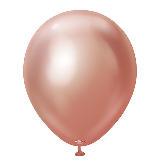 Mirror Rose Gold Latex Baloni