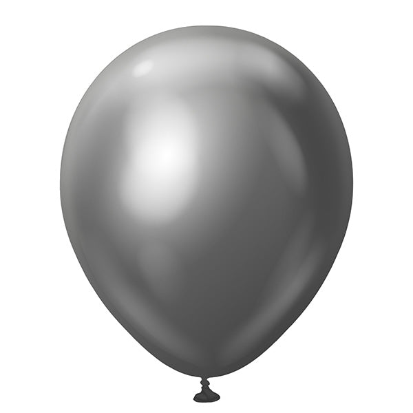 Mirror Space Grey Latex Baloni