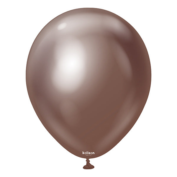 Mirror Chocolate Latex Baloni