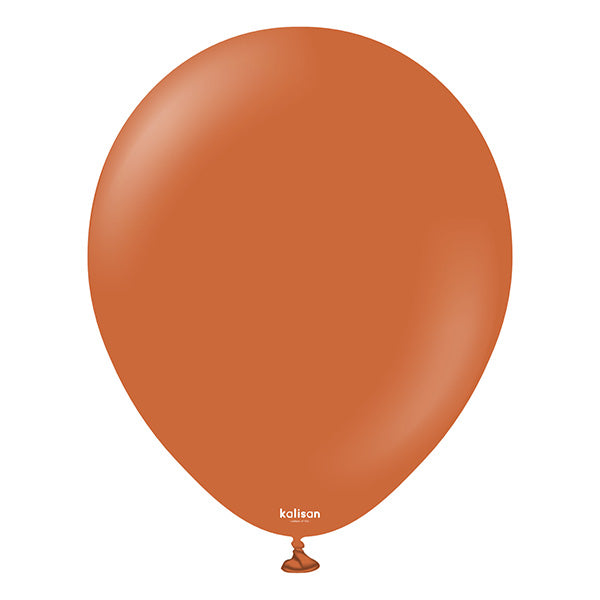 Retro Rust Orange Latex Baloni