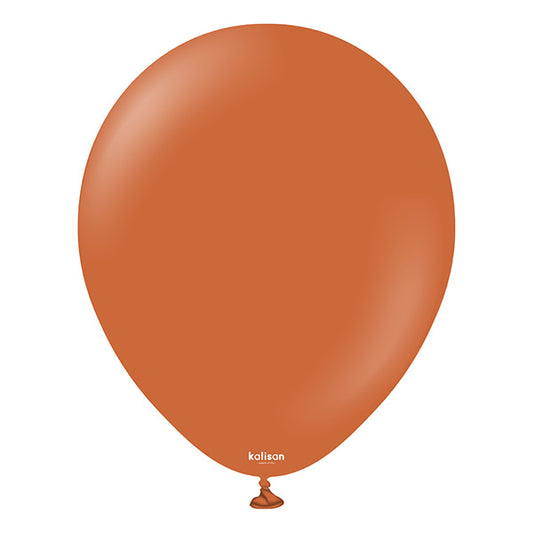 Retro Rust Orange Latex Baloni