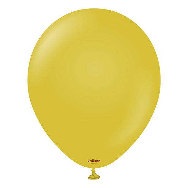 Retro Mustard Latex Baloni